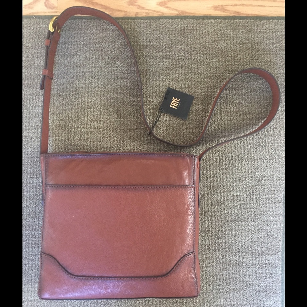 Frye Messenger Crossbody Top Zip Bag NWT